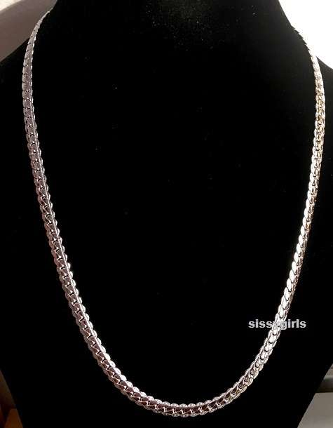 Dazzling 6mm Imported Unisex Neck Chain (50cm) with 925 Marking